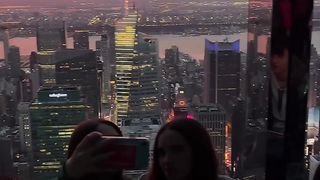 Sunset in New York City