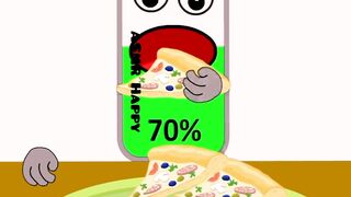 ASMR Mukbang animation - Battery Drinking animation