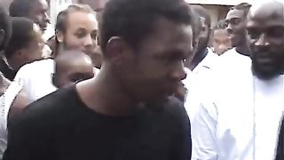 Street battle in USA