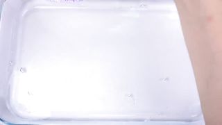 Gabby's dollhouse Slime Mixing Random Cute, shiny things into slime #ASMR #satisfying #slimevideos.