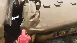 Train Accident in Pakistan