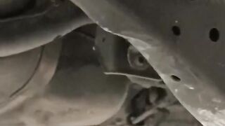 Dirección trasera. Rear steering. #coche, #mecánica, #automóvil, #golpe, #suspensión, #accidente