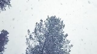 awsome snowfall murree