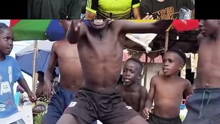 Hyper kids Africa dance reaction- Funny Dance- Fun Online- TASUReaction