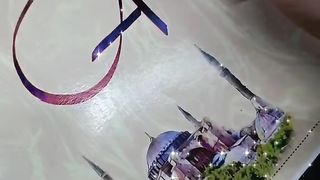 the most beautiful calligraphy painting 2