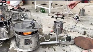 Stove without gas