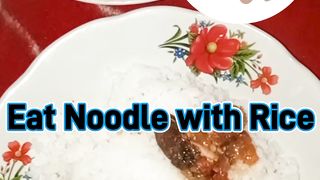 Indonesian Style eat Indomie noodle