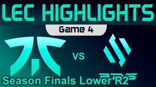 FNC vs BDS Game 4 Highlights LEC Season Finals Lower R2 2023 Fnatic vs Team BDS