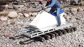 Crazy 18-Wheel Electric ATV!