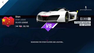 Pininfarina H2 Speed. Multiplayer race. 1st pace. Asphalt 9  Legends