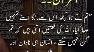 AlQuran Tum Ny Jo kuch ALLAH sy manga