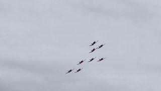 Aircrafts Flying On Sky