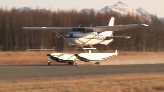 Airplane Taking Off From a Runway