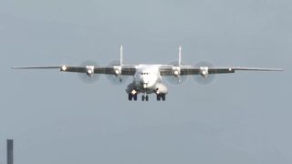 Antonov AN 22A Plane Landing
