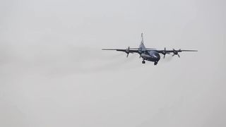 Antonov AN 12 Plane Landing