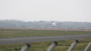 Antonov 12B Plane Amazing Landing