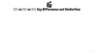 ico and ido