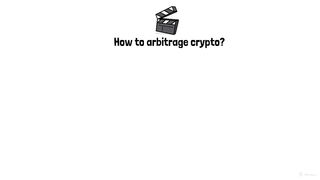 crypto arbitrage trading