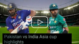 Pakistan vs India Asia  cup highlights