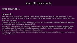 Surat Taha (Ta-Ha)_ Arabic and English translation.