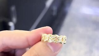 Real Gold Cuban Link Bands by Ijaz Jewelers