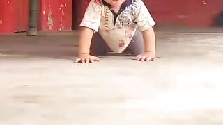 How kids enjoying little things