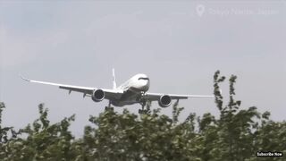 Starlux Airbus A350 Attempting To Land In A Storm
