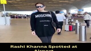 Rashi Khanna Spotted at Airport #shorts #rashikhanna #short #trending #viral #bollywood #viralshorts