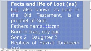 Prophet Loot (as)