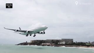 Air France Airbus A340 Failed Landing Attempt