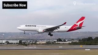 Qantas Airbus A330 Plane Suffers a Long Landing