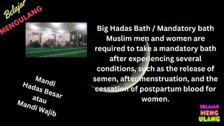 Cara Mandi Hadas Besar atau Mandi wajib