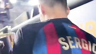 We have the La Liga trophy with us!