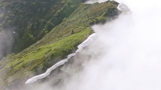 Video Of Moving Clouds Beside Mountains