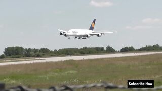 Lufthansa Airbus A380 Failed Landing Attempt