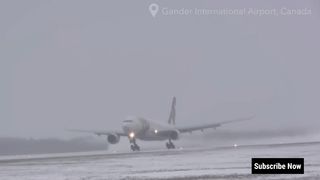 TAP Air Portugal Airbus A330 Emergency Landing In a Snow Storm