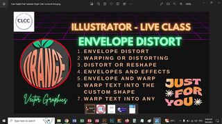 Adobe Illustrator Envelope Distort Commands - TLCC Live Class