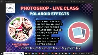 Adobe Photoshop Polaroid Effects - TLCC Live Class