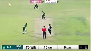 Pakistan vs New Zealand last over drama