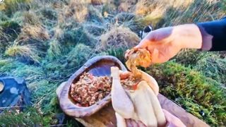 Whole chicken cooked outdoor ????????????