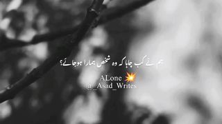 Sad poetry after breakup ???? Alone but happy
