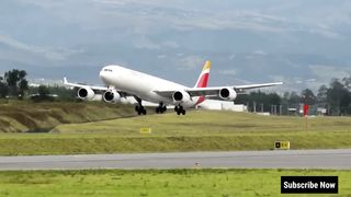 IBERIA Airbus A340 Landed With It's Left Hand Winglet Completely Missing