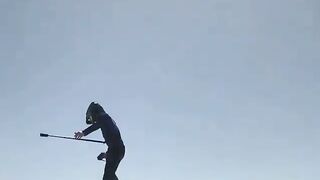 Fling machine