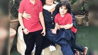 Momal Sheikh with family| husband Nadir | 2 kids Ibrahim and Alyeha