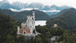 4K Drone Footage |Castle On a Mountain Top | Full HD