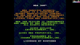 SNES Longplay  NBA JAM