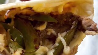 Steak Quesadillas on the griddle make an easy dinner...!