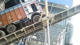 Modern technology amazing cement factory packet loading process