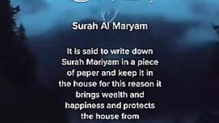 Surah al maryam