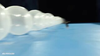 How Many Giant Balloons Stops An Arrow-